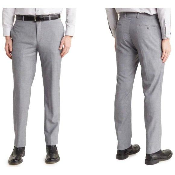 Calvin Klein Other - CALVIN KLEIN - Jerome Medium Grey Slim Fit Pants - 33W x 32L (New Without Tags)